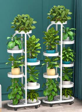 花5架子客厅落地式阳台放置物架202新款移HJ-m623动植摆花盆架多