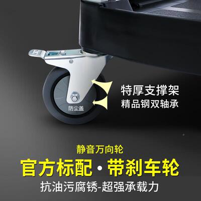 c小s餐车店推车商YH-HSK用餐厅饭撤歺碗集移动酒三层特厚上菜手推