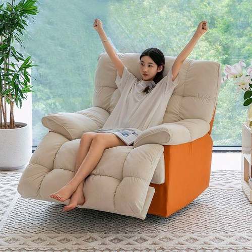 懒人沙可发躺可59667245睡头等太摇空舱多功能旋转人沙发床单电动