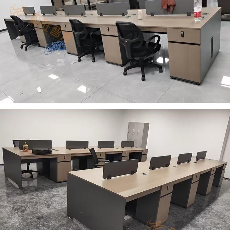 现货包邮SW18职员电脑办电公桌2人4人位脑简带约现代柜子组合办公