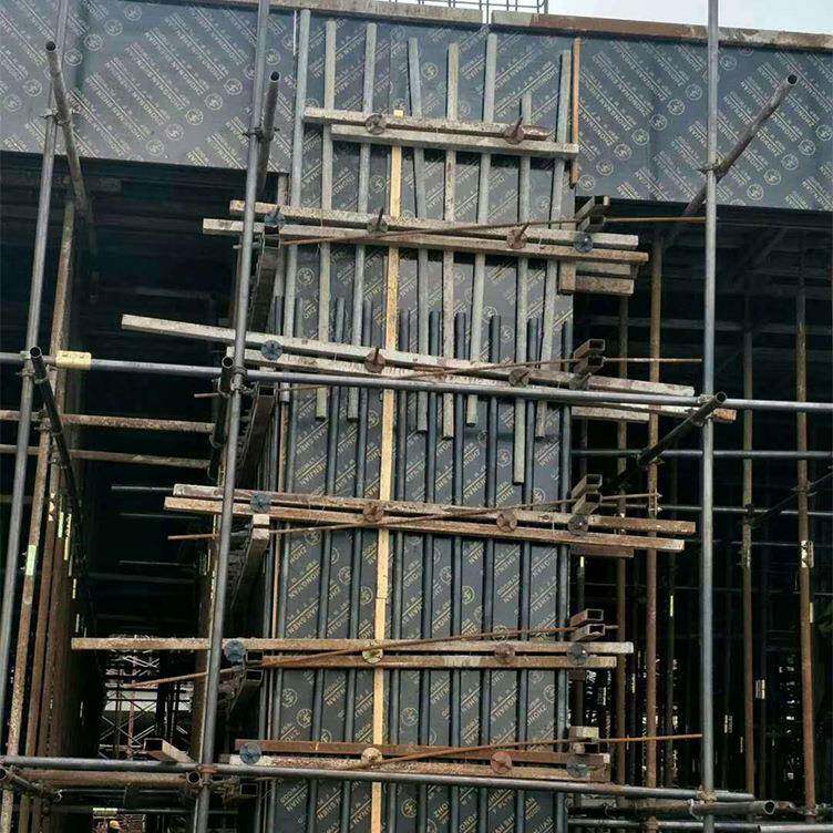 清水模建筑整木板LBP膜板工地现浇板木胶板镜面光滑平无需抹灰