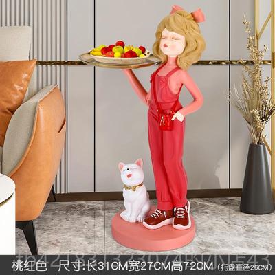 高档女客厅落地摆件现代沙发电视孩旁边家居大装饰型品柜乔迁新居