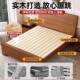 全木床租1米5双人床1米储物家用经济BED型简约加实厚1.2m出房8单