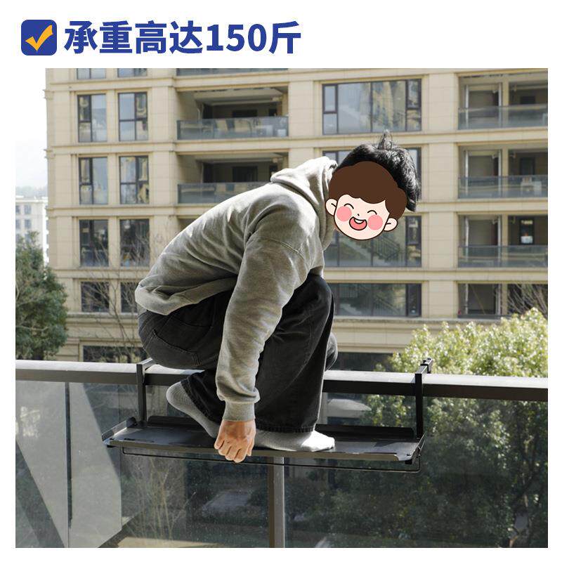 桌挂桌YCV桌小桌桌露防茶锈休闲防晒台悬挂栏杆吧台餐桌护栏铁艺