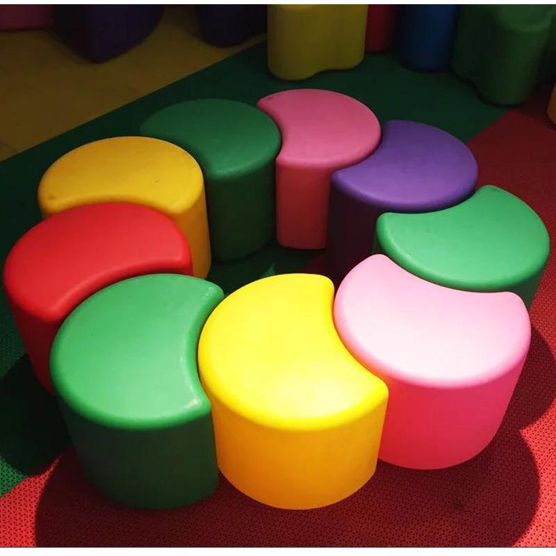 小学造幼儿园异形坐凳儿形多功能型组PY-YYD99合音童乐凳滚塑扇合