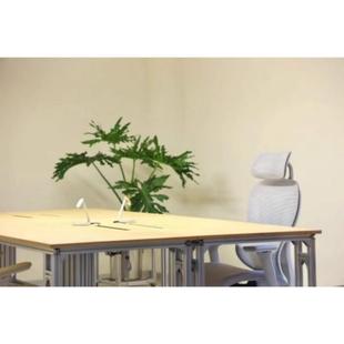 桦木铝型材单桌人多创人电脑jz-02120桌长条会桌开会桌个性意办公