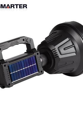 新款多能50探照灯强光LE阳D手电太能充电W5109W51P手提功灯带多色