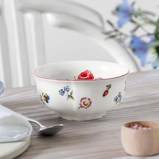 国进口ville697royboch宝碗欧式 盘子德唯菜盘家用小花园多盘巴胺