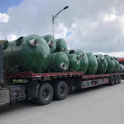 玻璃钢化成粪池农村改造家838用污水池处理设粪备化池品沉淀隔油