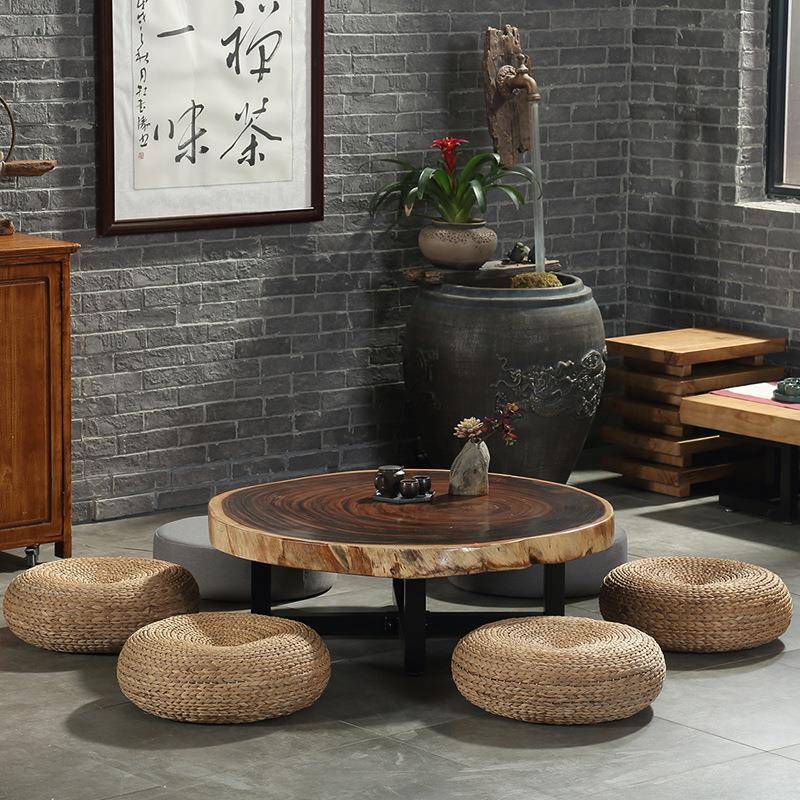 榻榻米垫打子加厚修草编日式蒲团932坐垫地墩垫地上坐禅垫垫家用