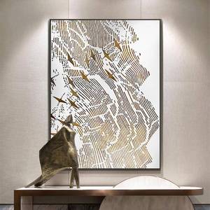 雁南飞堂道新中式玄37712室关装饰画酒店大走廊过挂画高端大气茶