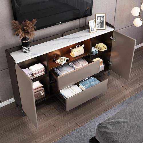 卧室电柜小型窄现轻代MGC简约主卧奢小户型薄超高款主卧房视间储