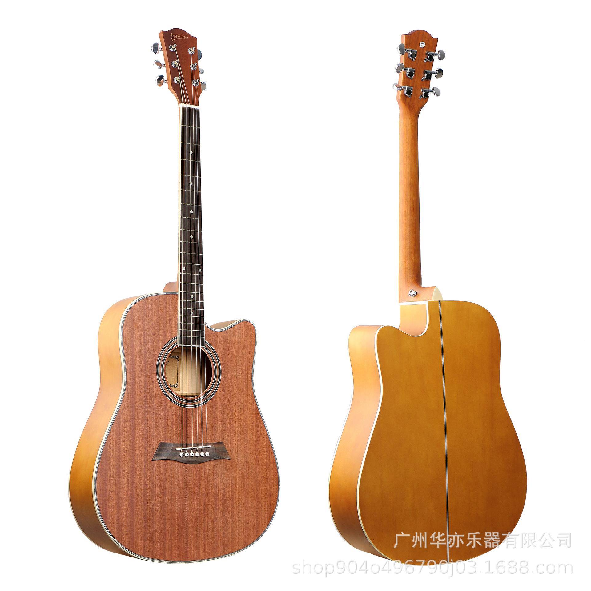 出口品质40寸学民吉他沙比利南木初者41寸木阳吉它L-707可加电谣