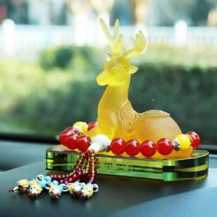 B6Y车摆件路平安鹿车载161一车内装 饰用汽品高男挡女