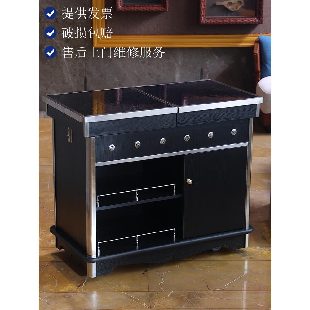 煮餐车酒店餐厅堂流热动式现场炖商煮加鲍鱼车用灼VVI车煎牛扒车