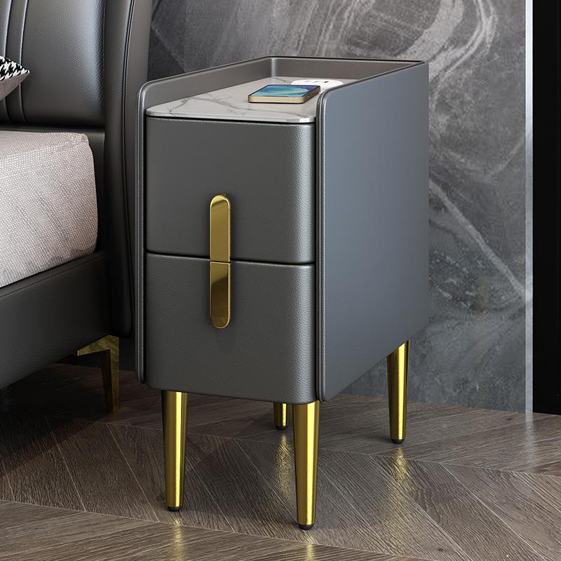 7K板床头智能Y601带锁皮质小型轻奢木现代简约卧室超柜窄迷你实收