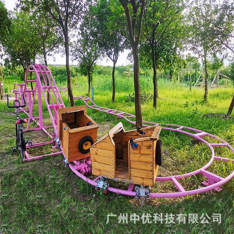 网红儿亲子过山车人童游乐户外艺景区农庄规划VNJ力小型过山车游