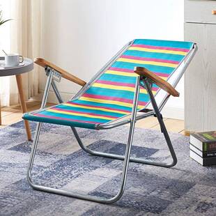 老成式人销叠DLR躺椅轻便午休折椅子可调节直折叠椅老款简易