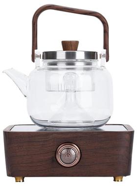 高硼硅玻璃梁壶蒸水茶壶烧壶蒸煮两用壶热提水10238壶电陶炉煮茶