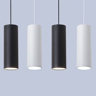 明装射灯长筒灯办公室掉线灯餐厅饭店过道工程款圆筒柱形吊装筒灯