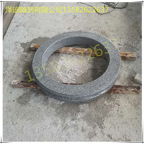 大理石花坛家用圆形树坑围石园林专用花岗岩树池石雕树坑石花池石