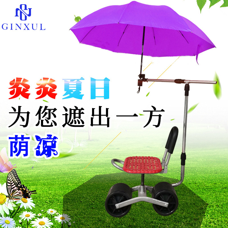 农用干活大棚移动懒人凳懒汉车屁股凳子地里拔草凳坐凳农活板凳