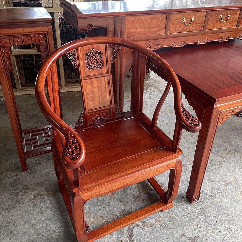 中堂四六件套八仙桌实木金花梨农村大厅堂屋供桌香火条柜条案家具