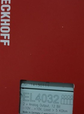 倍福模块EL4032 现货 欢迎订货