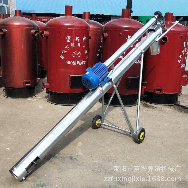 热镀锌抽粪机化粪池螺旋抽粪机猪粪鸡粪干湿两用吸粪机抽粪机