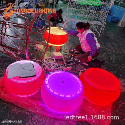 直径60CM 互动鼓 互动生命树 景观装饰LED仿真树灯工程亮化景观灯