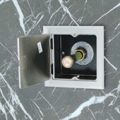 沉降观测点保护盒底座测量头测量标志建筑沉降监测钉隐蔽式 预埋件