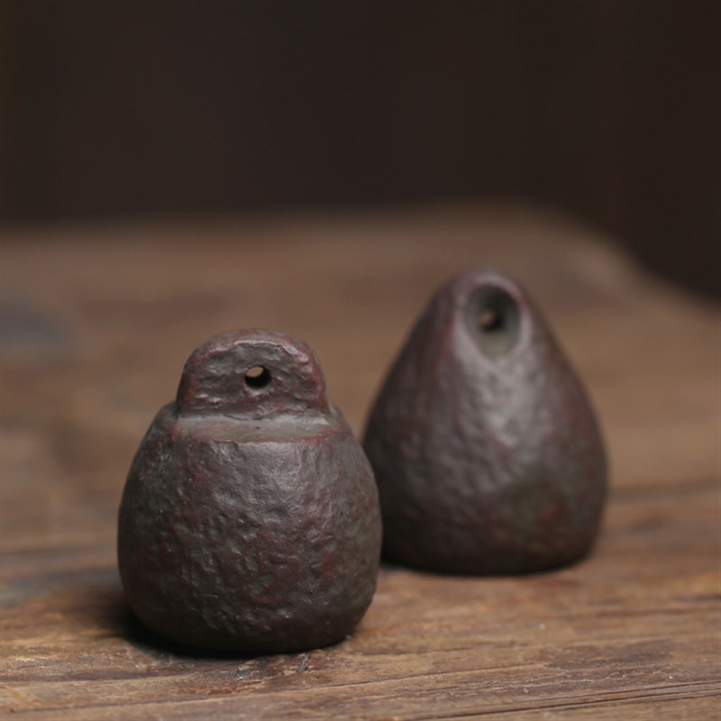 称心如意紫砂秤砣纸镇茶宠个性手工小摆件茶玩有趣送礼茶壶盖置