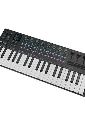 SMK-37器PRO37键盘合成AIGMII带音源键电盘控D制器便携音创作编曲