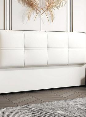 网家红2DFQ11102新款床5头靠垫软包大靠背实木简约现代卧贴墙背板