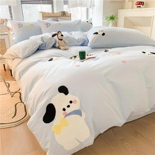 A棉类卡通棉床四件LYJ20250套全2025新款 男孩儿童上学生宿纯舍床