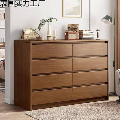 五斗柜家用卧室靠主墙实木物色新中式柜现卧床尾储柜轻奢MPA代抽
