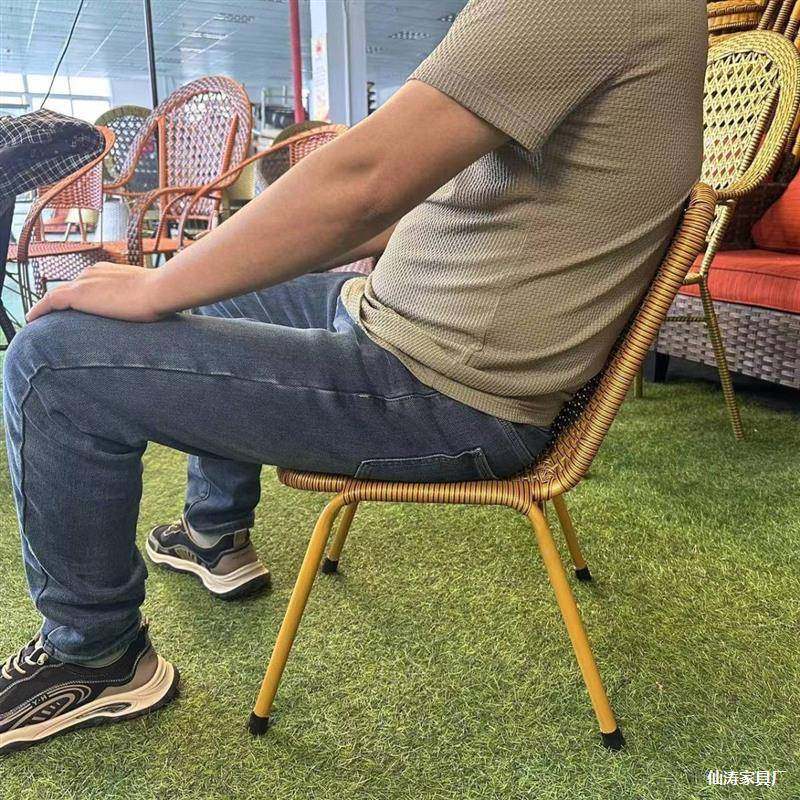 家藤椅人用实心钢弹跳靠背z休筋闲户外办YKW公电脑椅子单阳台喝茶,商业/办公家具,办公电脑椅/职员椅,淘宝优惠券,粉丝福利购,淘宝优惠卷