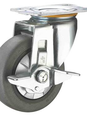 防静电导电P向荣4寸带双刹车TRZ万向轮03S-01脚D-1Z03S-01D00-432