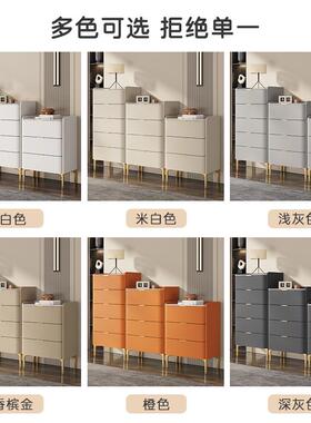 W8意式奢岩板实储木斗轻柜现代简抽屉收FA11S纳柜五斗柜约物柜子