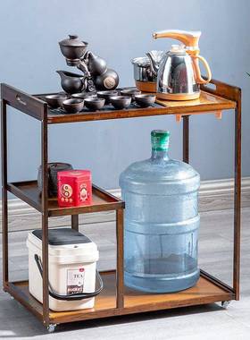 移小9434茶台茶桌简约用动茶车壶客厅阳家台烧水一体茶几茶盘茶具