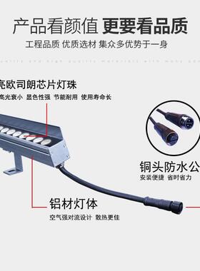 洗墙墙灯18w2w36w酒店外墙大楼SLN亮化ld4洗灯户e外防雨灯具