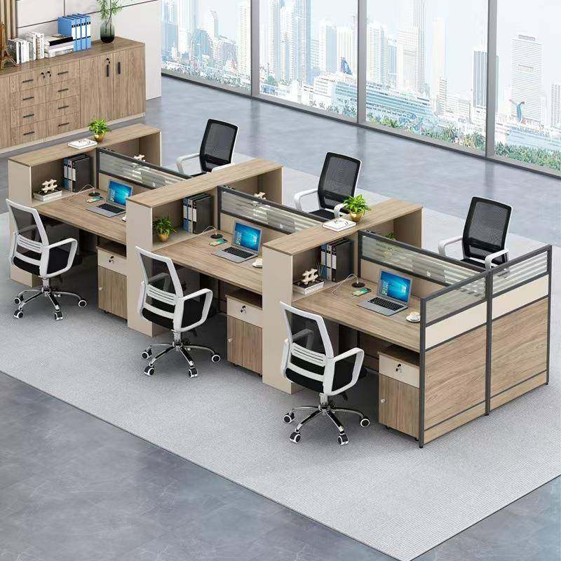 简约现代办公室办公带电桌脑桌柜员工板式位职员桌AS-GK12椅组合,商业/办公家具,办公电脑桌,淘宝优惠券,粉丝福利购,淘宝优惠卷