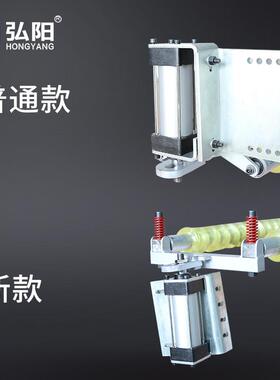 木工机械CNC刻雕机压工料棍轮压棍数控63843木棍开料机气动压轮滚