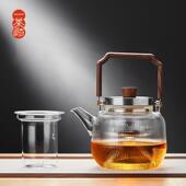 工玻璃提梁烧水壶茶壶单壶高温电耐陶专用蒸煮炉茶手器家用DUM大
