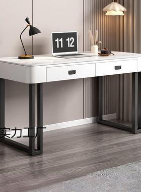 岩板卧电脑桌台式室家用工作桌子写简现易学生字书IFS桌简约公桌