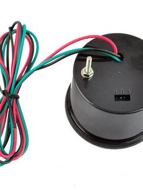 销寸52MM黑色外壳蓝光数字显2水WFD温表车用直仪表改装车仪表