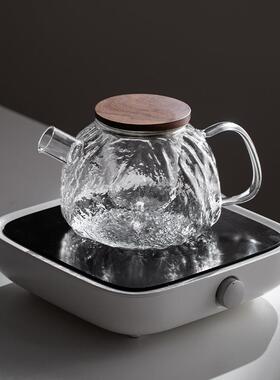 日XNW家用烧水壶煮茶日式耐热式温玻璃茶壶茶具花茶壶电陶炉高专