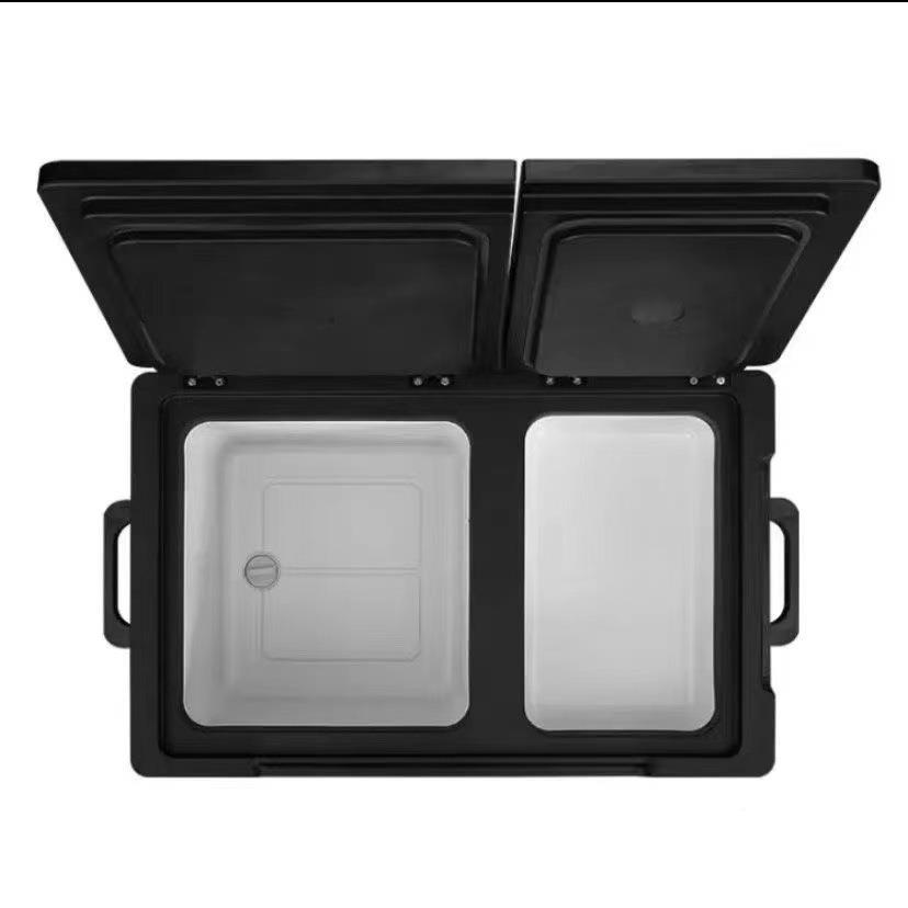 冰虎车载箱压缩机制冷V2NER冰4V车家2两用冷冻冷藏汽车货车双分区