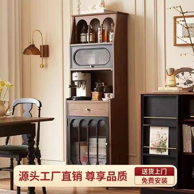 法式MDN高档酒简柜客厅纳收一体储物柜靠墙小户型约厨房家整