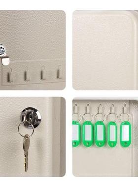 钥匙壁挂匙管理箱公司48位中柜介汽车工地钥XBU箱式子24挂收琴萱